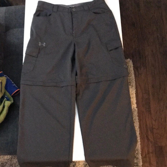 under armour zip shorts